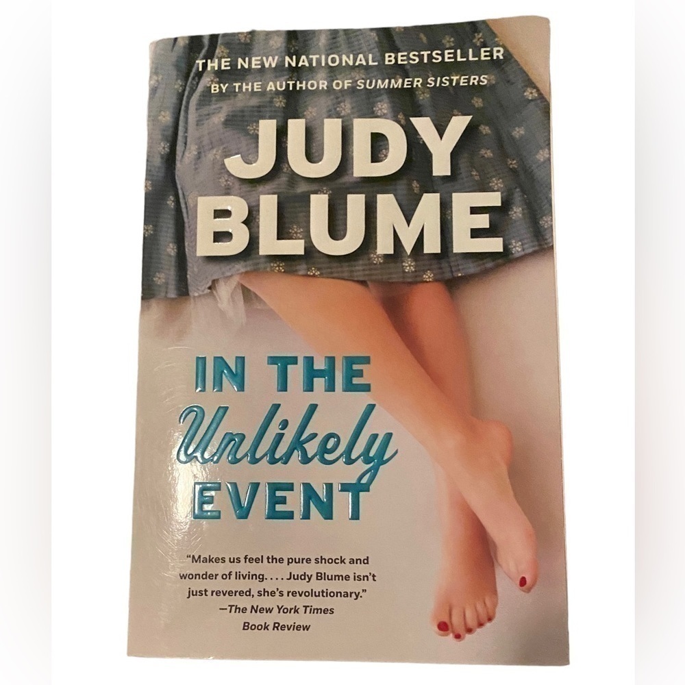 JUDY Blume's Book In The Unlikely Event